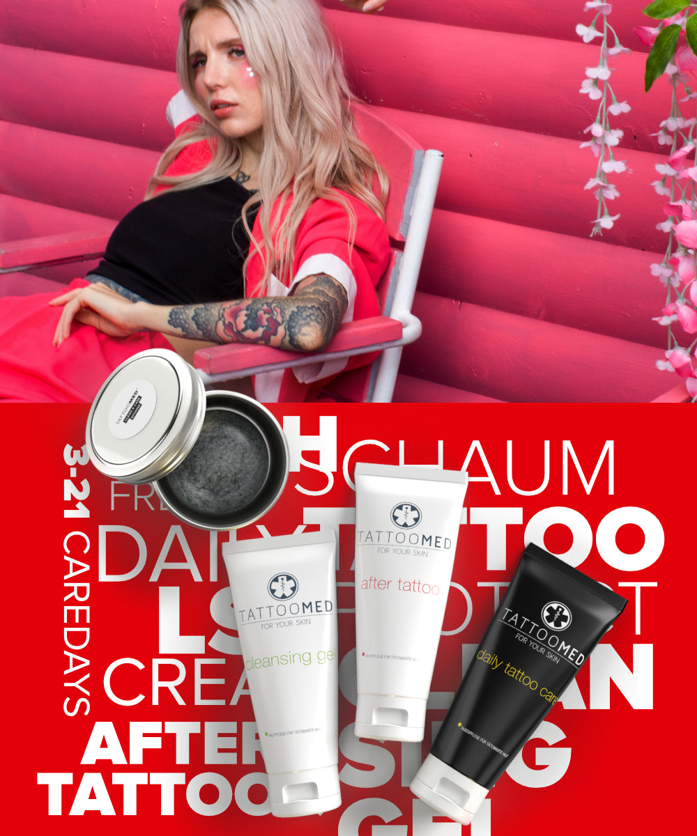 Tattoo Haut pflegen - CARE SERIES