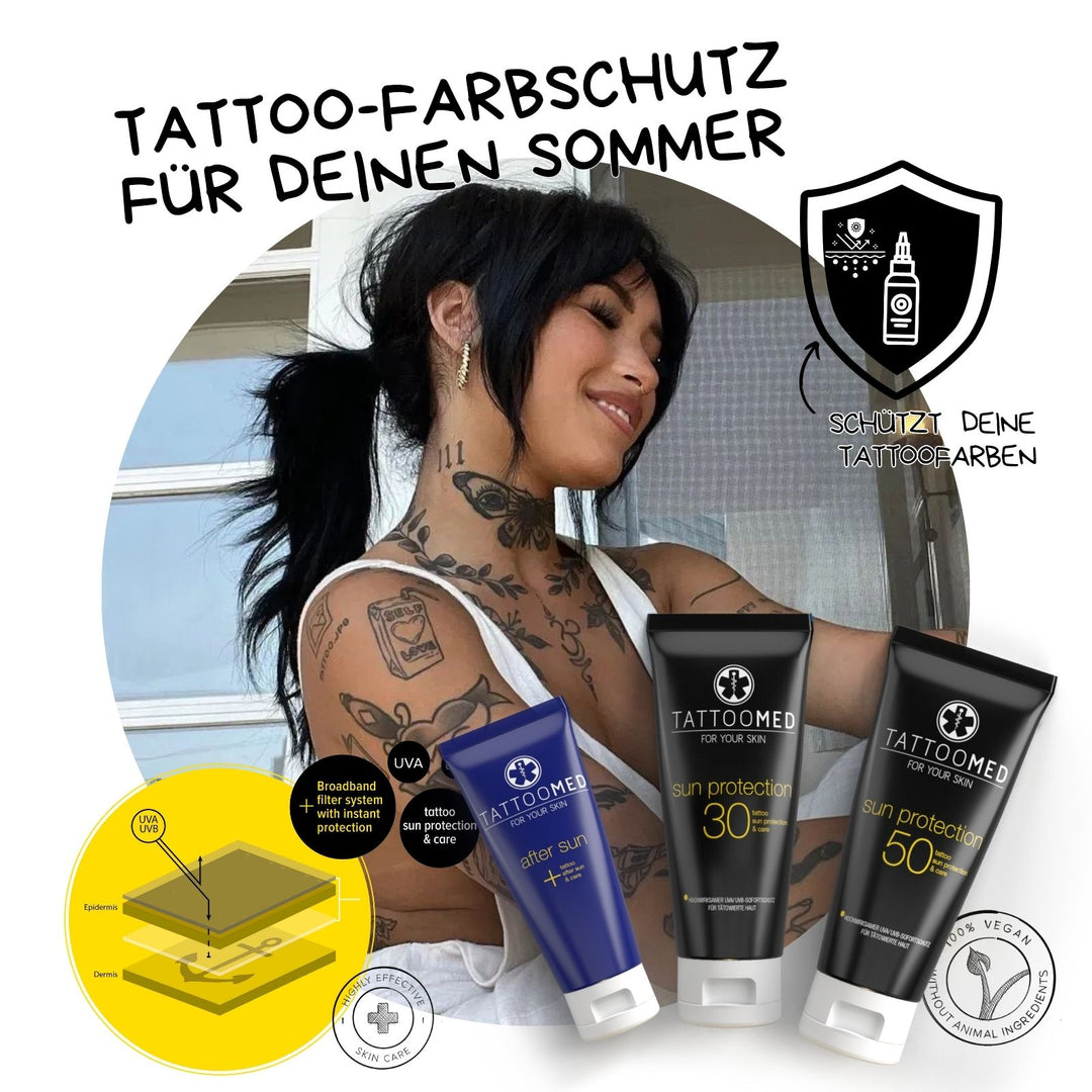 Tattoo Farbschutz für deinen Sommer