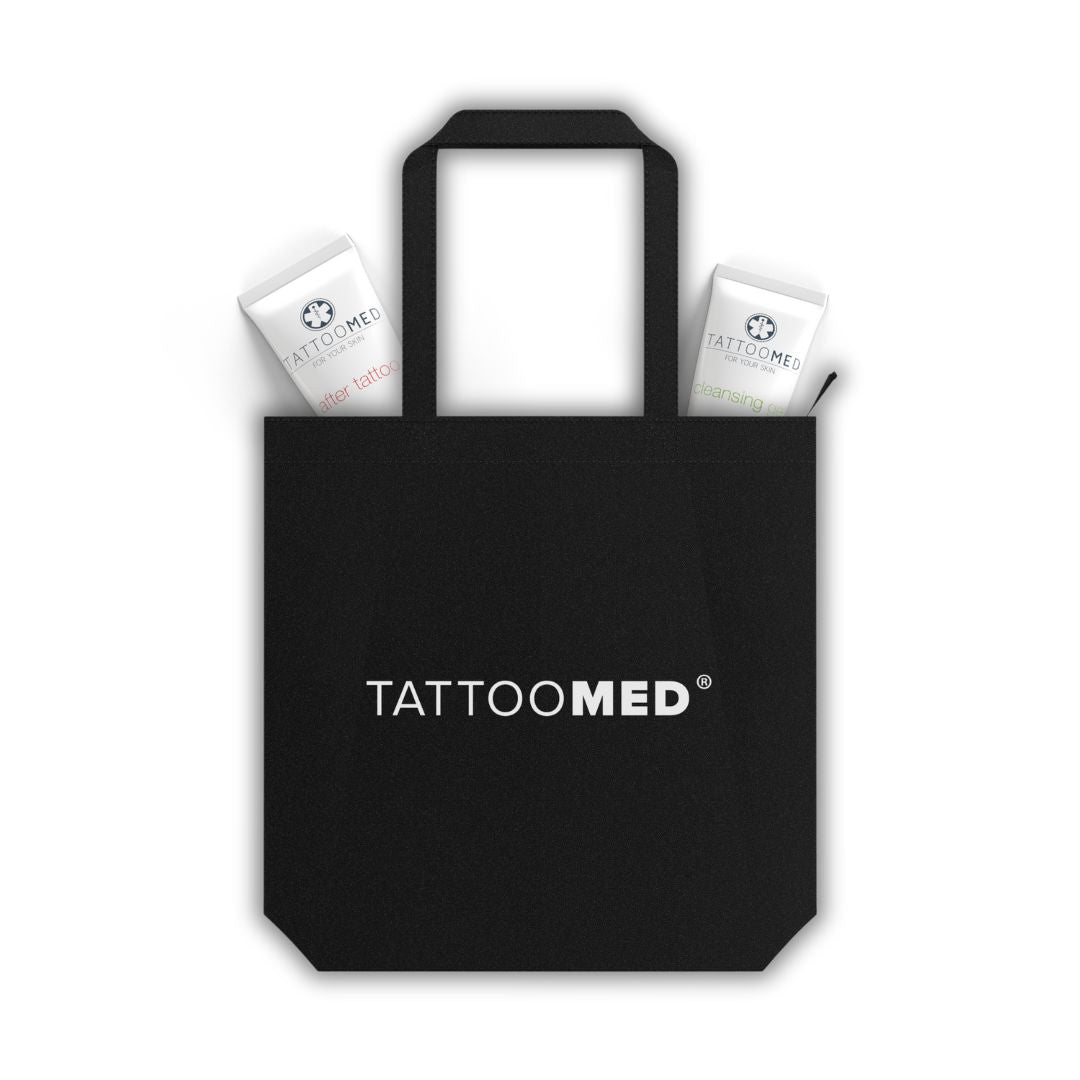 TattooMed Blackbag - Bild von vorne mit Tuben