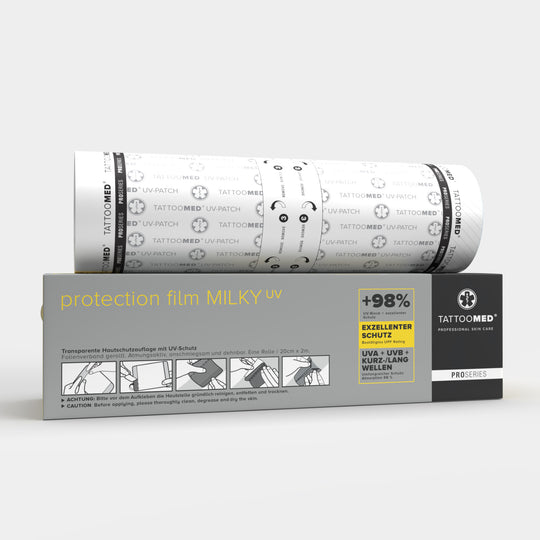 TattooMed® Protection UV Film MILKY 1xRolle (2m x 20cm)