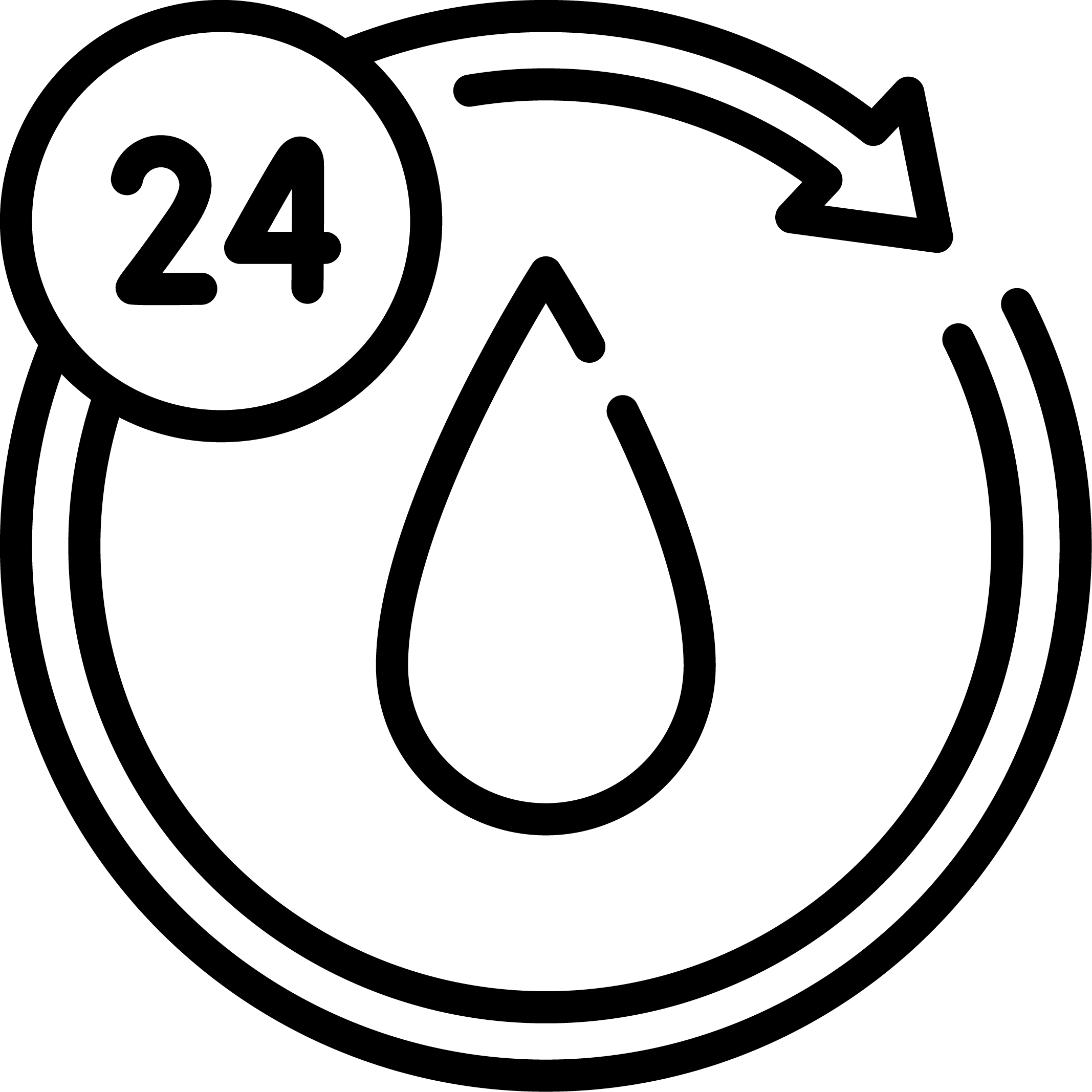 Erhält die Farbintensität Icon