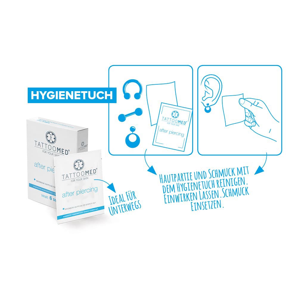 TattooMed® After Piercing Hygienetuch ( 6 St.)