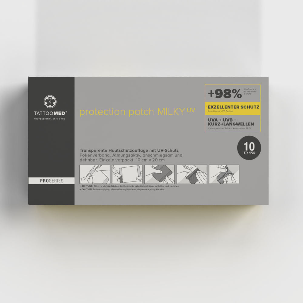 TattooMed® Protection UV Patch MILKY 10Stk. (20 x 10cm)