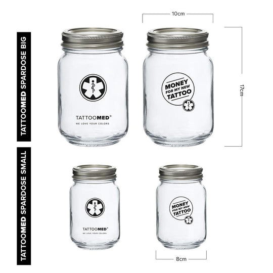 TattooMed® Tattoo Spardose Small + Gutschein + After Tattoo 25ml