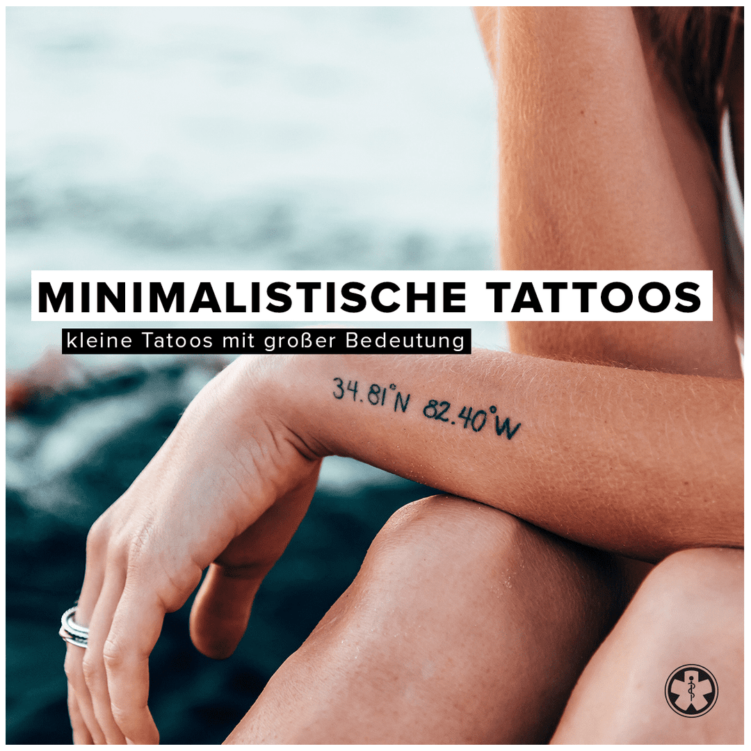 Minimalistische Tattoos - kleine Tattoos mit großer Bedeutung