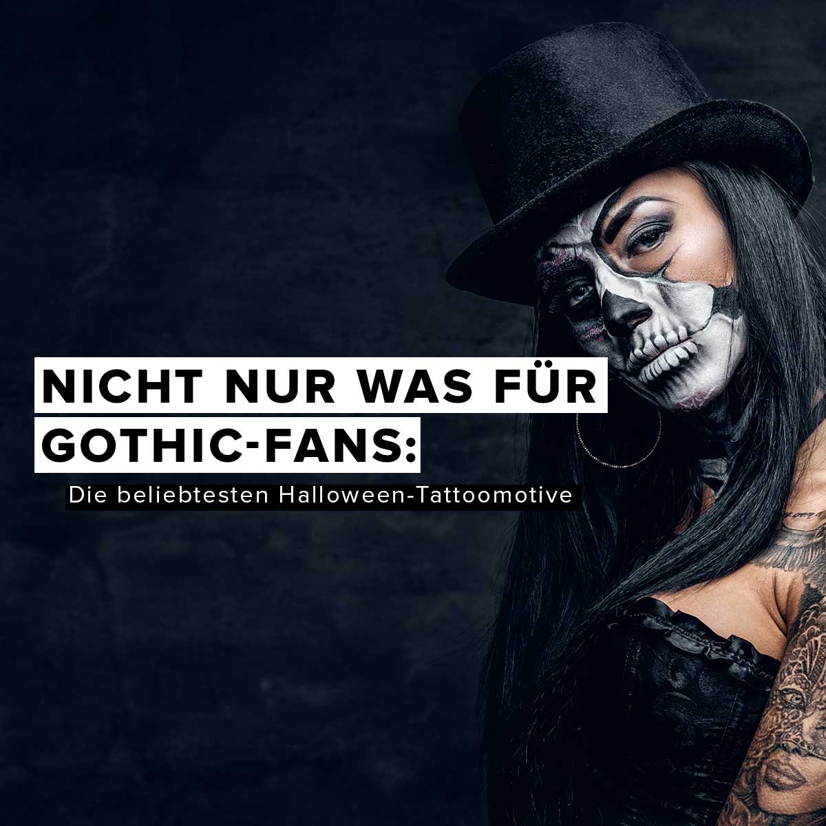 Nicht nur was für Gothic-Fans: Die beliebtesten Halloween-Tattoomotive