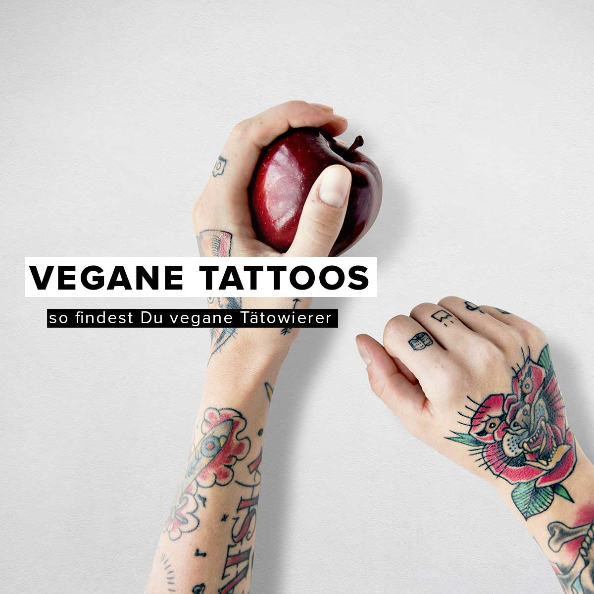 Vegane Tattoos - so findest Du vegane Tätowierer