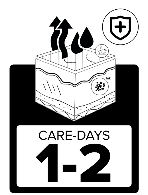 Tattoo Wundheilung: CARE DAY: 1-2*