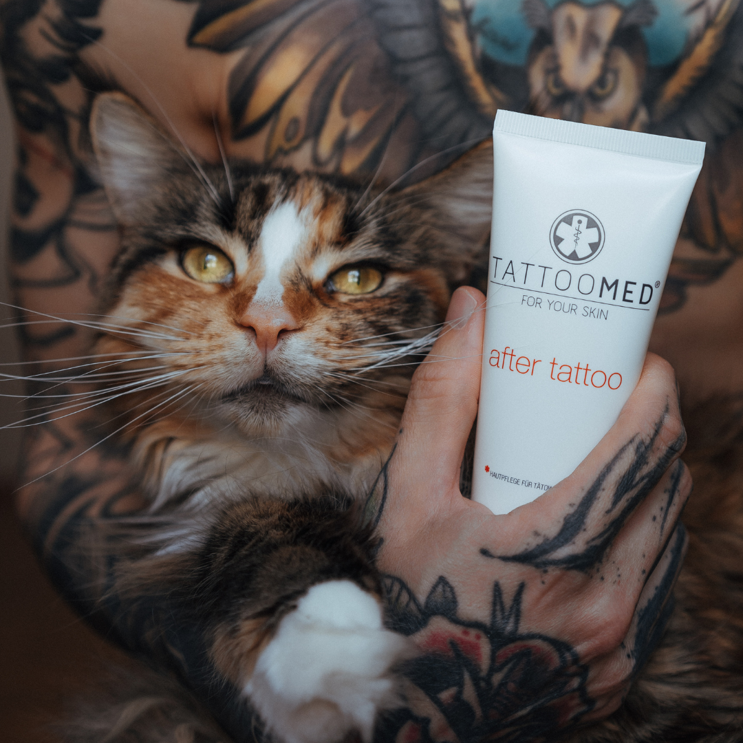 TattooMed All-in-Bundle Tattoopflege – Vegane Creme Für Die Heilung Und Erhaltung, 100ml