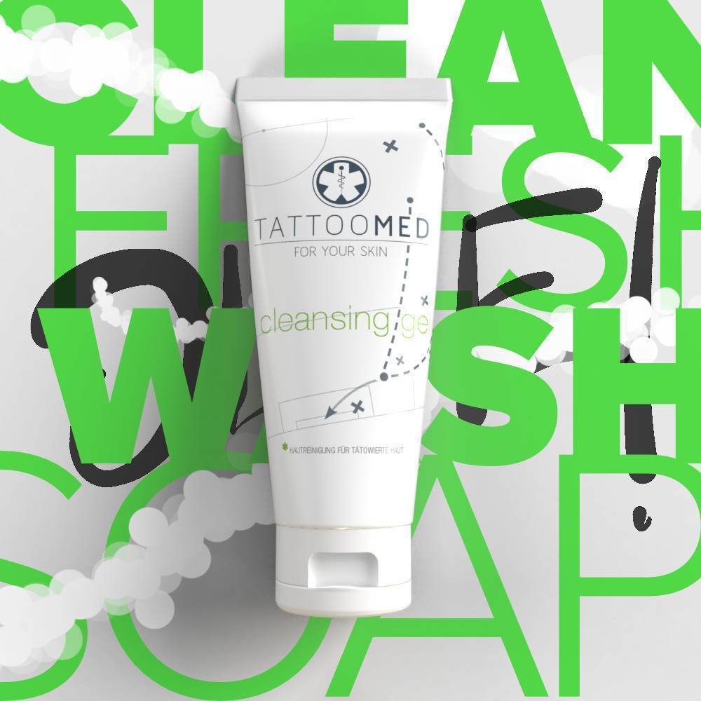 TattooMed® Cleansing Gel TEAM EDITION (Limited Edition) 100ml-B2C - Care Series-TattooMed