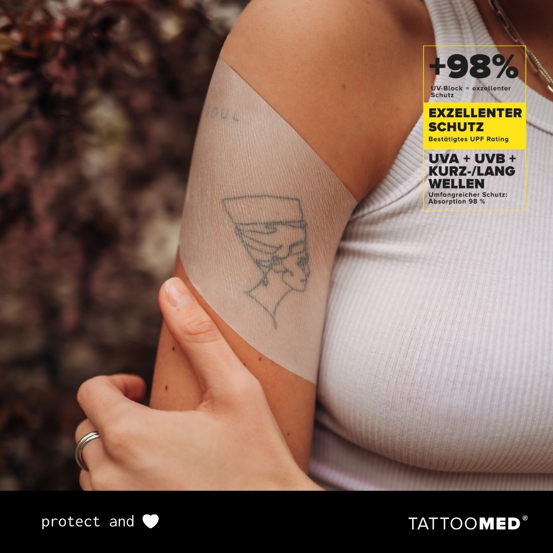 TattooMed® Protection UV Patch MILKY 10Stk. (20 x 10cm)