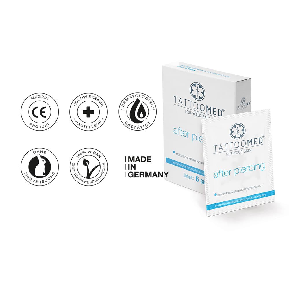TattooMed® After Piercing Hygienetuch ( 6 St.)