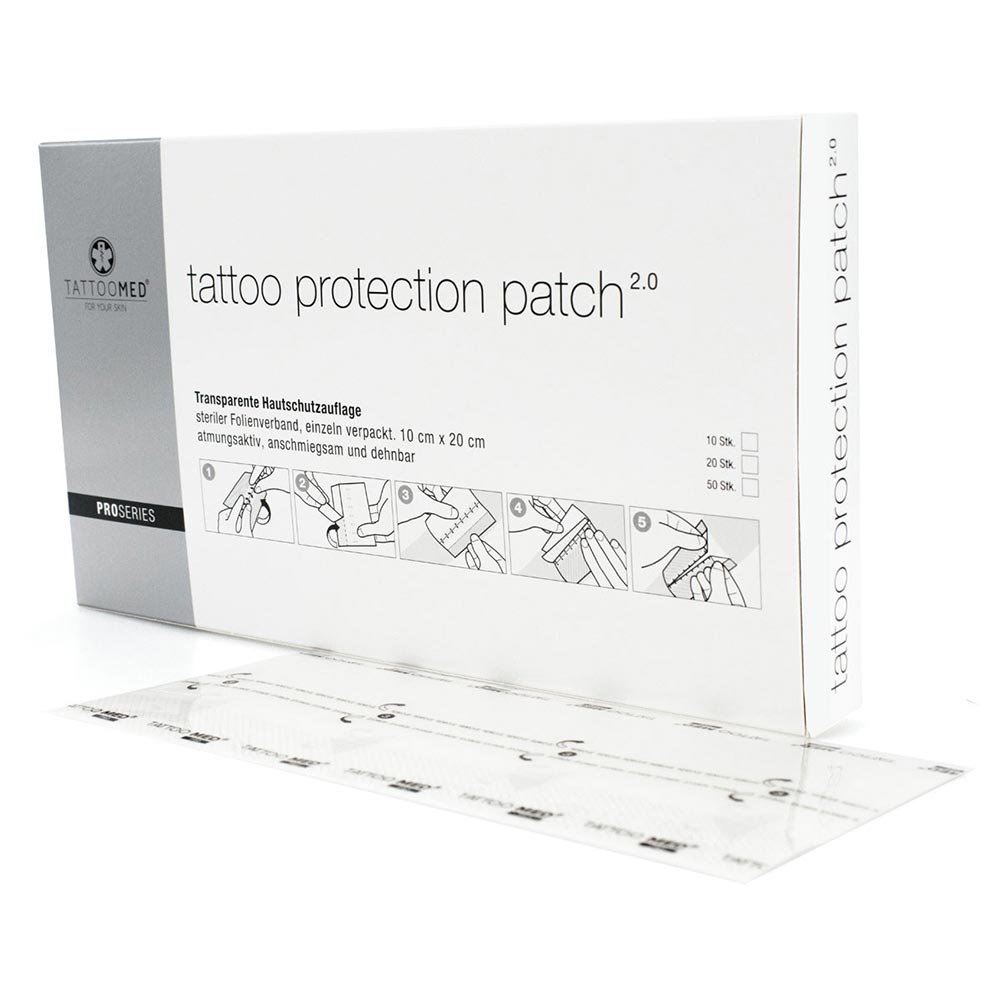 >TattooMed® Protection Patch 2.0 / 10 stk. (20 x 10 cm)