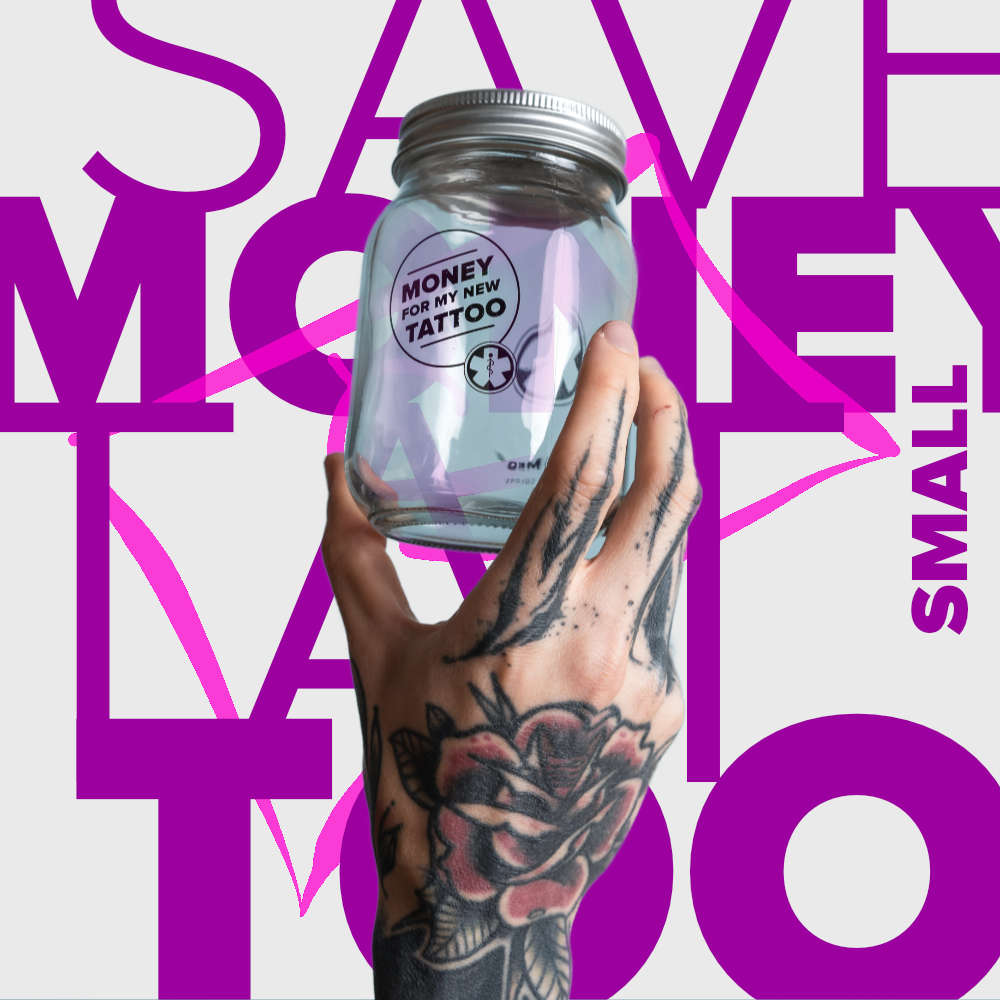 TattooMed® Tattoo Spardose Small + Gutschein + After Tattoo 25ml