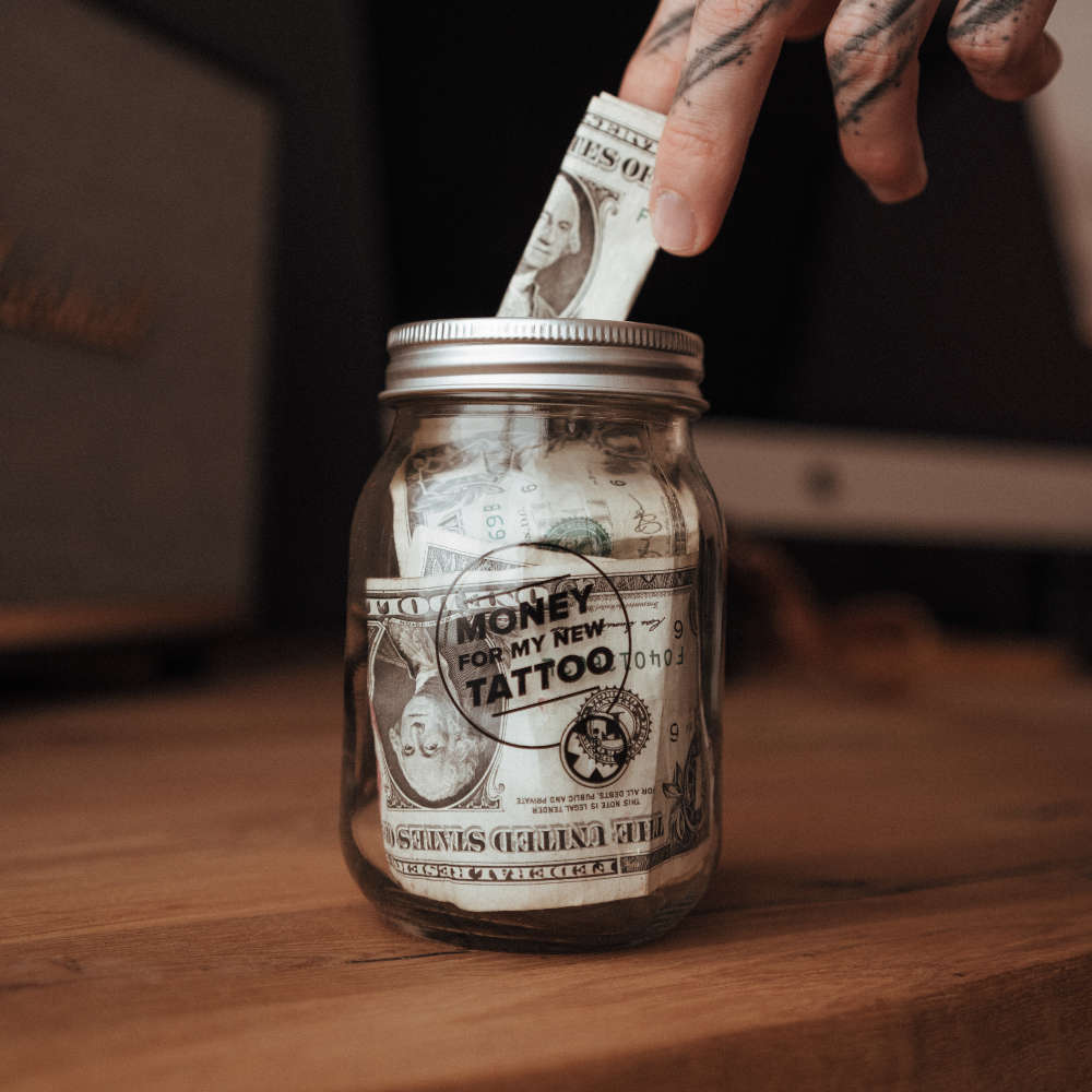 TattooMed® Tattoo Spardose Small + Gutscheinkarte