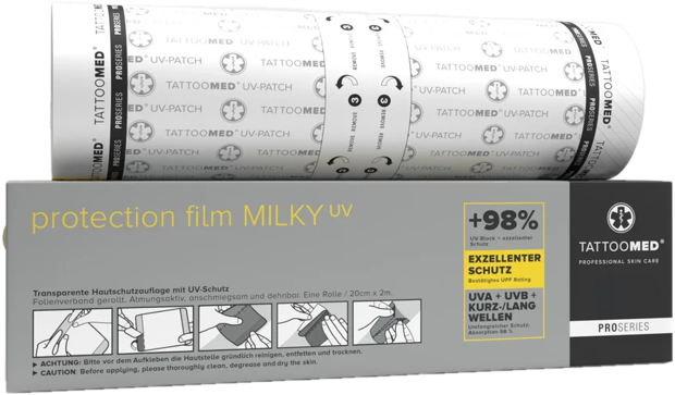 TATTOOMED® Protection Film MILKY UV